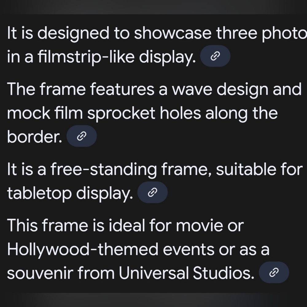 Universal Studios Film-Themed Photo Frame - Picture 4 of 7